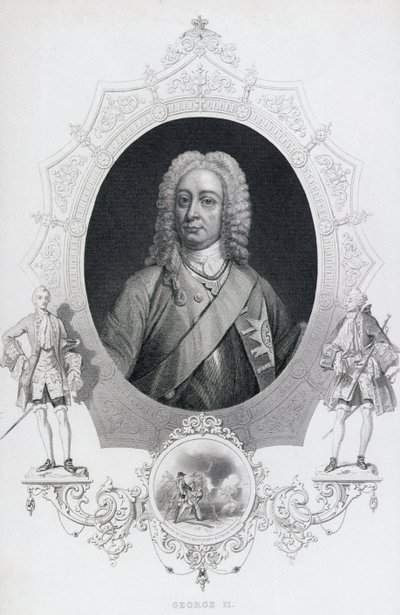 Portrait of King George II by English School